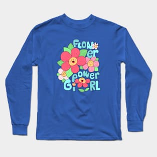 Flower power girl Long Sleeve T-Shirt